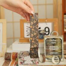 1 Box/12Rolls Handmade Decorative Tape Series - Kyoto Style, Mixed Styles Suitable For Scrapbooking, Gift Wrapping, DIY Crafts