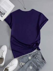 Women Sports Tees & Tanks - 紫色 - 查看 2