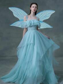 1 Piece Of Fairy Wings Adult Fairy Costume Butterfly Fairy Wings Role-Playing Costume Accessory - Multicolor - View 14