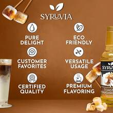 Syruvia Toasted Marshmallow Syrup For Coffee 25.4 Ounces Toasted Marshmallow Coffee Syrup Flavor - 25.4 Fl Oz - View 5