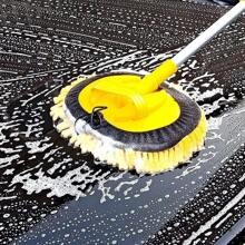 3 Section Car Wash Mop Head Microfibre Telescopic Cleaning Brush Wash Cleaner
