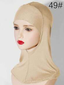 1 Stück Muslimische Hijab Kappe für Frauen, islamischer Schal, weicher elastischer Schal Bandana