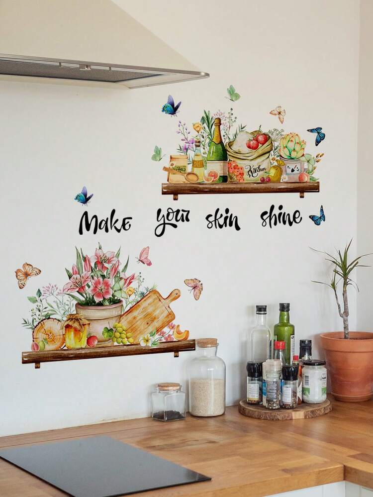12 Piastrelle Adesive Cucina Retro – Adesivi Per Piastrelle 15x30cm Autoadesivi – Resistente Al Calore E Impermeabile Per Bagno E Pareti - 2