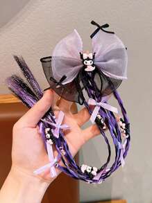 Sanrio Sanrio 14pcs Cartoon Hairpins BB Clips Side Bangs Clips Short Hair Bathroom Hairpins, Role-Playing Stage Performance Cartoon Hair Accessories, Home Bathroom Decoration Summer Female Student Hair Accessories Set, Ponytail Holders, Hair Elastics, Hair Rubber Bands