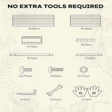 1pc Raised Garden Bed Square Metal Planter Box - 0.5mm Thick Galvanized Steel Planter Box, Easy Tool-Assembly, Open-Bottom Design For Outdoor Use - 綠色 - 查看 6