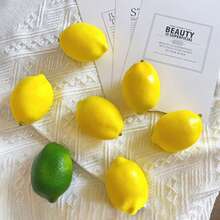 18 Stück künstliche Zitronen, simulierte Zitronen, Herbstdekoration, 12/10/6/3/1 Stück künstliche gelbe Zitronen, simulierte Früchte, Heimdekoration, Ladendekoration, Obst und Gemüse, Obstschale Dekoration, Küche Restaurant Tisch Schrank Party Dekoration, künstliche Früchte, Küchentisch Sommerdekoration, Vase Füllung, Fotografie Requisiten, künstliche Pflanzen - Gelb - Übersicht 4