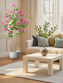 Künstliche Pflanze Künstlicher Bougainvillea-Baum mit Blumen 120 cm / 150 cm / 180 cm Künstliche Pflanzen im Topf Große gefälschte Pflanzenlandschaft für Büro-Gartendekoration im Innen- und Außenbereich