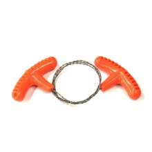 Tragbare Edelstahl-Handsäge mit Finger-Griff, Outdoor-Camping-Wandern, Taschenmanuelle Schneidekette Überlebe-Werkzeug