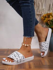 2025 Summer Fashionable Classic Versatile Durable Outdoor Slippers, Minimalist Casual Soft & Comfortable - White - View 5