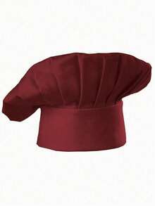 1/2pcs Chef Hat, Adult Premium Adjustable Elastic Baking Kitchen Cooking Chef Hats - Multicolor - View 15