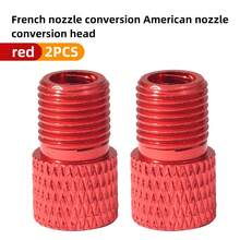 Accesorios para bicicleta de carretera de velocidad única VXM, incluido un adaptador de válvula francesa a americana, de válvula Presta a Schrader, y una bomba - Multicolor - Ver 17