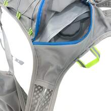 1 件轻质男女通用尼龙马拉松背包、多口袋徒步背包、骑行水袋包（不含水袋）