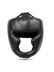 1 pieza Protector de cabeza de boxeo/MMA de cara cerrada, equipo de protección para entrenamiento en deportes de combate