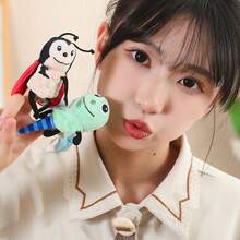 1pc Insect Series Finger Puppet Plush Doll, Cute Dragonfly, Butterfly, Ant, Bee Finger Puppets, Parent-Child Interactive Educational Doll - Multicolor - View 6