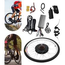 RibasuBB 1000W Brushless Gear Hub Motor Kit For 26-Inch Bikes, High-Speed Rear Wheel Conversion With Adjustable Speed And Pedal Assistant Sensor