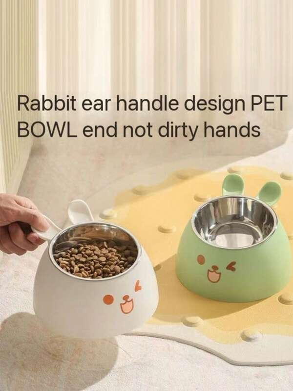 1pc Pet Supplies - Lovely Pet Dog Bowl, Cat & Dog Feeding Bowl, Small Animal Pet Bowl