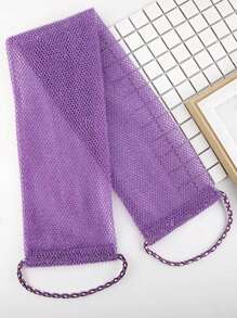 1 Pieces African Exfoliating Net Sponge, African Bathing Back Scrubbers, Shower Net Body Scrubber With Pull Strap