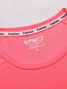 Women's Short Sleeve Crew Neck Lightweight Running Shirt, Thin Breathable Ice Silk Athletic Top, 2025 New Design