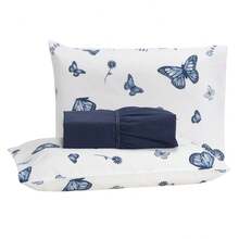 3 Piece Percale 100% Cotton Bed Sheet Set - CL05 - 查看 2