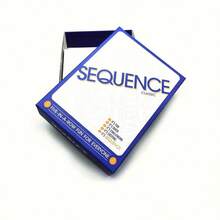 Classic Sequence Board Game - Updated Version, Fun Strategy Game For Families & Friends - Multicolor - View 5