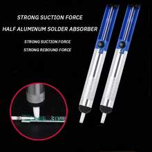 1pc Portable Soldering Suction Cup, Manual Desoldering Pump Tin Suction Tool, Heat Resistant Handcrafted Welding Tool