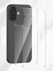 2pcs 9H Hardness Tempered Glass Back Screen Protector, Compatible With IPhone 11/12/13/14/15/16 Full Series, Anti-Scratch, Precise Touchscreen