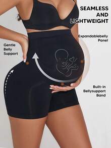 孕妇短裤，可遮住肚子，适合骑行、运动、瑜伽、休闲、居家穿着。