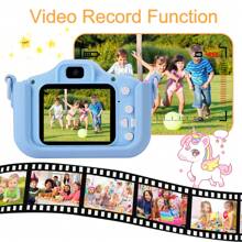 Kinder Selfie-Kamera, 1080P HD Digitalkamera mit Schutzhülle, perfekt für Familientreffen, Partys und Reisen, Weihnachts- und Kindertags-Geburtstagsgeschenk für Jungen und Mädchen im Alter von 3-12 Jahren (mit 32 GB Karte)