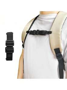 Backpack Chest Buckle Accessory, Adjustable Outdoor Backpack Shoulder Strap Fixing Strap, Anti-Slip Strap, School Bag - Multicolor - View 1