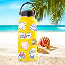 100/200张可爱小熊贴纸，乙烯基防水卡通贴纸套装，适用于水瓶、笔记本电脑、吉他、滑板、剪贴簿等，青少年成人适用，大包装贴纸