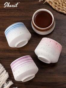 shoxil 1PC Ceramic Coffee Mug, Gradient Coffee Cup, Latte Mugs, Coffee Cup, Teacup, Water Cup, For Home, Cafe, Gift