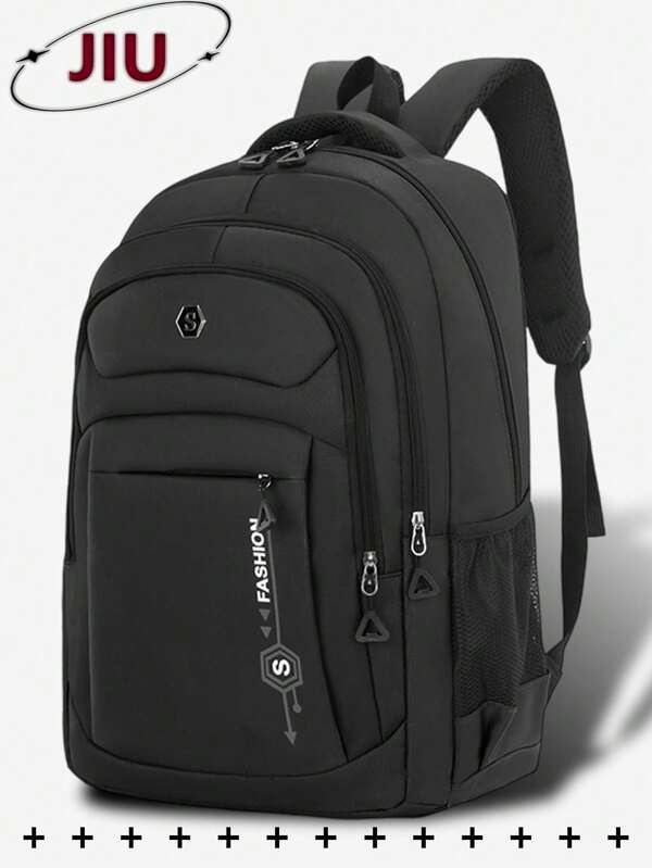 Leisure Sports Style Nylon Backpack, Can Hold 15.6In Computer Bag, Large Capacity School Bag, Lightweight Multi-Functional Travel Bag, Convenient Storage Day Bag, Fashion Business Trip Bag, Suitable For Students Springbreak Step Into Spring Beach Bag Backpack For Travel Bag Laptop Office Accessories School Bag For College Bag For School Work Backpack, School Supplies, School Backpack, Backpack For School, Back To School Backpack, School Bookbag, Big Backpack, Backpack School, Back To School Bags, Waterproof, Laptop Compartment, Portable, Boys And Men, Perfect For Back To School, First Day Of School, Middle School, High School