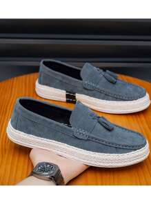 New Style Casual Loafers, Non-Slip Soft Sole Slip-On Driving Moccasins, Lightweight & Comfortable Fashion Sneakers For Men