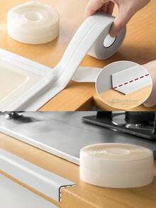 1 Piece Of Kitchen Anti-Mildew Waterproof Beautifying Tape, Kitchen And Bathroom Sink, Bathroom Sink Bathtub Gap Beautifying Tape, Self-Adhesive Waterproof And Mildew-Proof Wall Stickers Kitchen And Bathroom Gap Corner Stickers