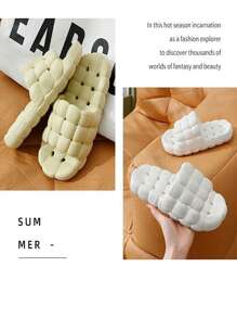 Fashionable & Personalized Slip-Resistant Bathroom Slippers For Women, New 2025 Summer Indoor Home Anti-Odor Shower Sandals, Ladies Strap Outdoor Beach Slippers