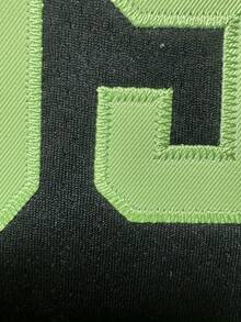 Men 2 Packs Customized Letter Graphic Sports Set - Black - View 4