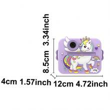 Instant Camera With Rechargeable Battery, Large Capacity 1200mAh, 1080P High-Definition Video, Dual Cameras (Front And Rear), Compact And Portable Design, Suitable For Travel, Family Photos And Outdoor Activities - Green/Pink/Purple, Portable Camera - XX-multicolor - View 13