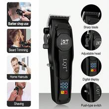 LQT Professional Hair Clippers, Cordless Electric Hair Trimmer For Men, USB Charging& Digital Display, Hair Tools For Men, Household Barber Supplies, Christmas Dad Gifts, Men's Gifts - Multicolor - View 8