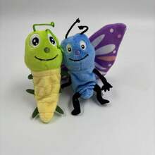 1pc Insect Series Finger Puppet Plush Doll, Cute Dragonfly, Butterfly, Ant, Bee Finger Puppets, Parent-Child Interactive Educational Doll - Multicolor - View 7