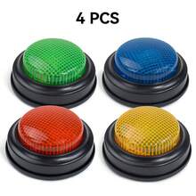 Answer Buzzers For Game Shows 4pcs Game Buzzers With Lights & Sounds BuzzButtons For Kids Or Adults Perfect For Classroom Game