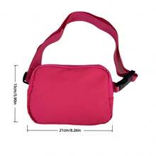 1 Stück stilvolle Bauchtasche - vielseitiger Outdoor Hüfttasche mit mehreren Reißverschlussfächern, verstellbarer Riemen für Laufen, Reisen & Alltagsgebrauch, Reise-Bauchtasche