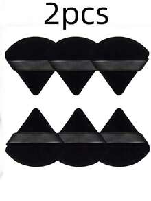 10pcs Triangle Velvet Puff And Mini Pizza Puff, Suitable For Makeup, Dry And Wet Use. Lightweight And Washable, Suitable For All Skin Types And Makeup Beginners. Can Be Used For Makeup, Home Decor, Vanity, Travel, Bedroom And More, Ideal Makeup Accessory, Powder Puff, Makeup Sponge, Makeup Sponge.,Giveaways,Travel,Cheap Stuff,Travel Essential - Multicolor - View 15