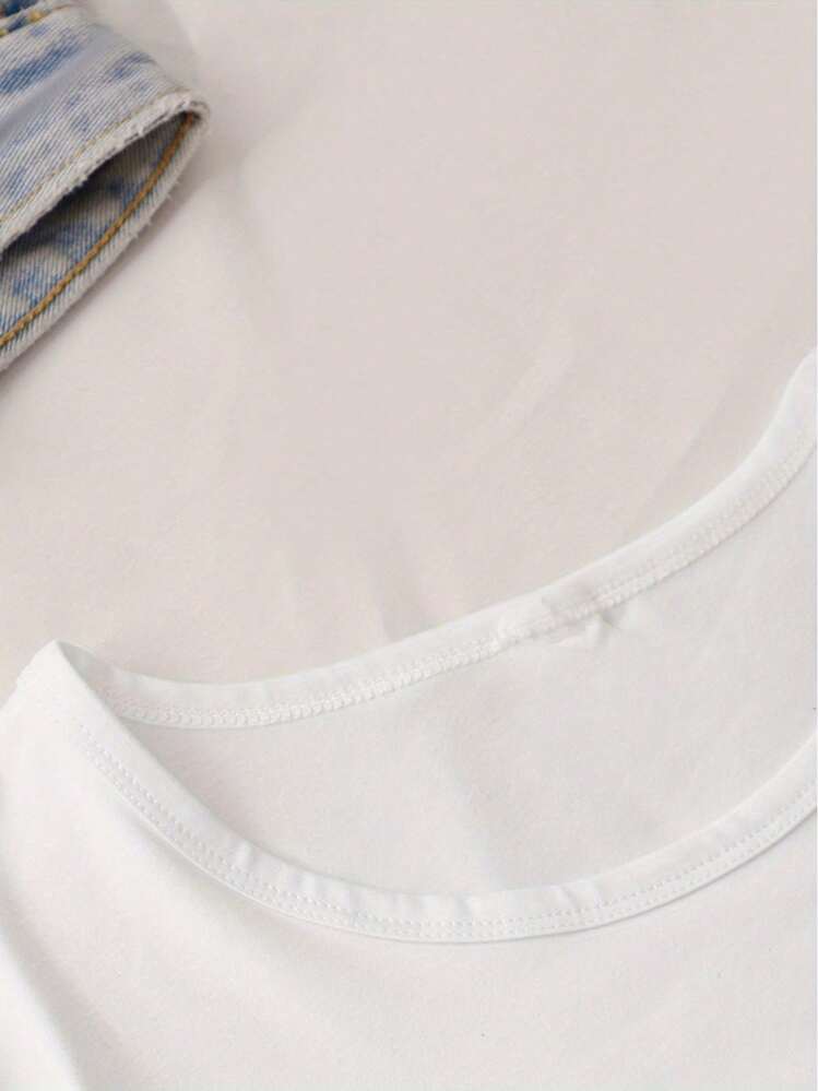 Women T-Shirts - 白色 - 查看 5