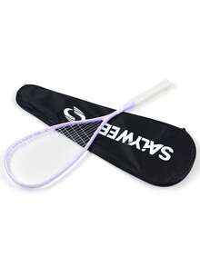 SALYWEE US Local | Upgraded Olivia Pro 2025 Squash Racquet | High-Tech Full Carbon Fiber Elite Performance, 14x18 String Pattern 26lbs | Perfect For Indoor/Outdoor Professional Training & Competitive Play | Free Premium Racquet Bag - Multicolor - View 15