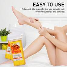 Soft Wax Roller Cartridge For Hair Removal, Waxing Kit For Women Full Body Area Waxing ,  Depilatory Rolling Wax Roller At Home Waxing - 黃 - 查看 2