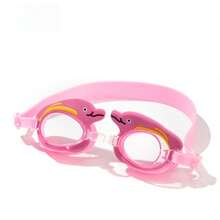 儿童游泳镜 动物 防紫外线 防雾 清水泳池镜 适合女孩和男孩 - 彩色 - 查看 11