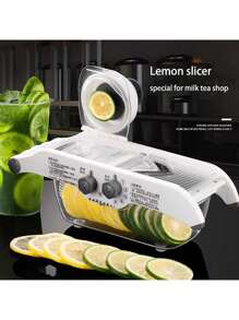 Cestino, grattugia per verdure, affettatrice per carote, accessori da cucina e macinaspezie multifunzionale per limone, affettatrice per verdure