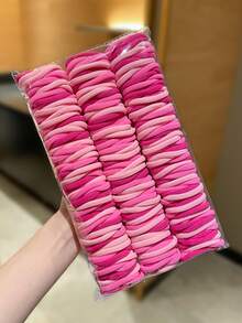 100/200/300/500 chiếc Dây buộc tóc co giãn đơn giản dành cho nữ, phụ kiện tóc thường ngày đa năng dùng cho tóc đuôi ngựa, tóc tết. Thích hợp sử dụng hàng ngày, mọi mùa, đồ dùng học tập, phụ kiện nữ, dây buộc tóc, phụ kiện đội đầu bằng cao su. - Nhiều màu - Xem 6