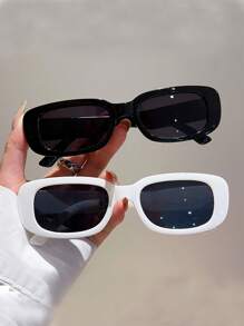 1/2 pièces Lunettes vintage pour femmes à monture petite et ailée, style rétro, lunettes de mode pour dames