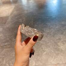 1pc Sparkling Rhinestone Ashtray, Bar Office Home Desktop Decorative Ashtray, Room Decoration, Home Decor